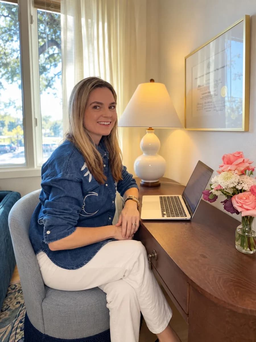 Dr. Jana Rundle in her Austin office
